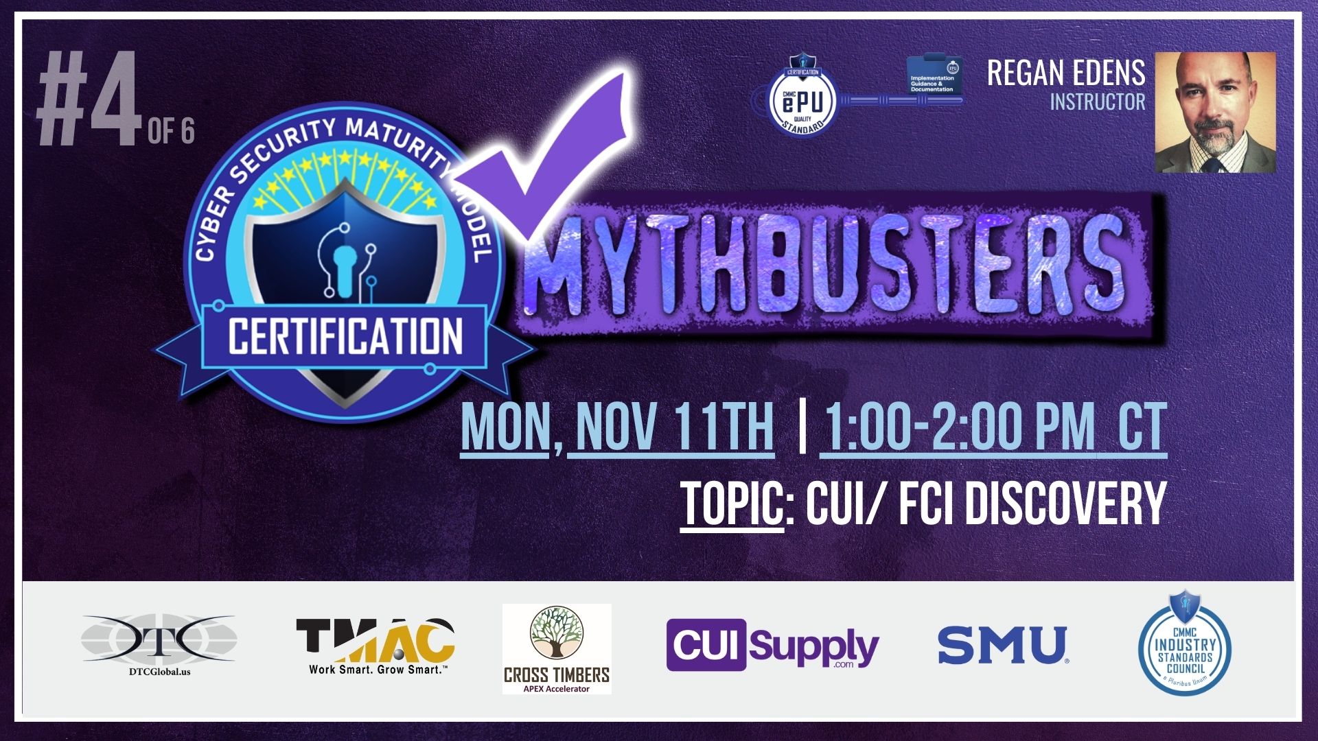 Mythbusters 4 #LEARNMORE #AVOIDRISK #CUI #CMMC #DOD #DoDCIO #DIBCAC  #CISC #ReganEdens #CMMCWarRoom #DTCGlobal #CUISupply #SMU</p>
<p>#defenseindustry<br />
#DefenseTech<br />
#ManufacturingDefense<br />
#DefenseContracting<br />
#DefenseInnovation<br />
#AerospaceDefense<br />
#MilitaryTechnology<br />
#DefenseSolutions<br />
#nationalsecurity<br />
#DefenseEngineering 